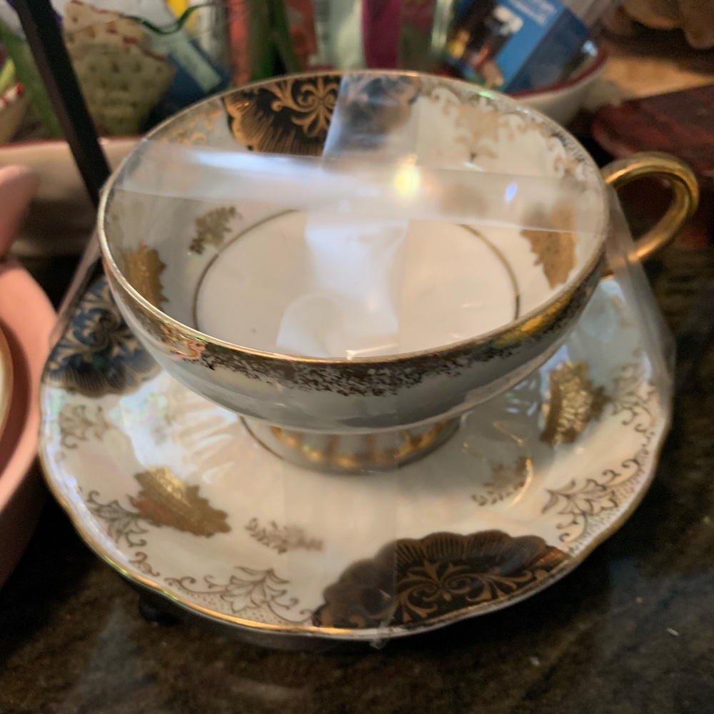 Royal Halsey Fine China White Saucer